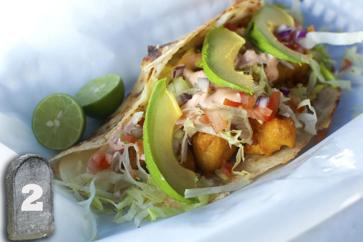 Taco quesadilla at La Palma