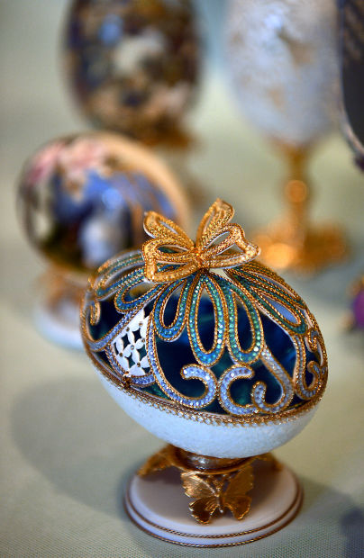 Colorful, artistic eggs