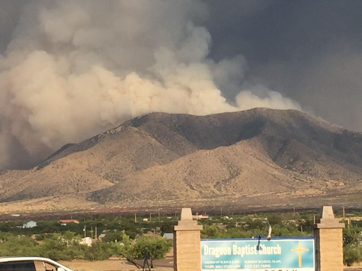 Dragoon Fire causes evacuation of 30 homes in Cochise Stronghold