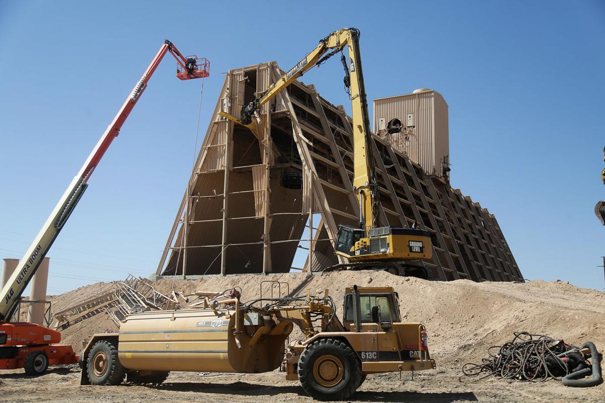 end of an era tep razing coal barn at power plant in move to cleaner energy business news tucson com tep razing coal barn at power plant in