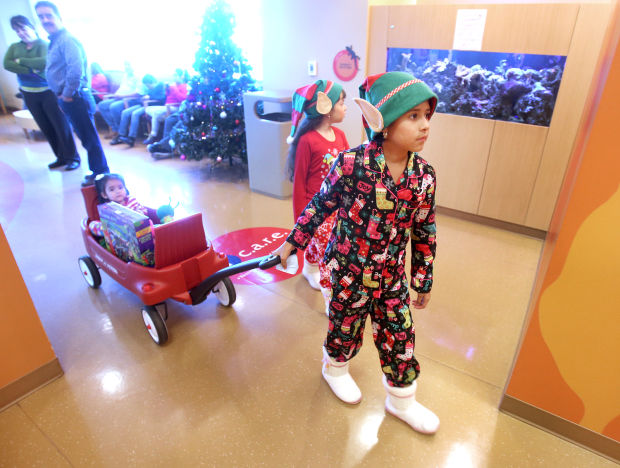 Zay delivers gifts