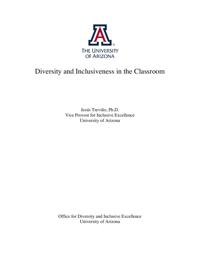 "Diversity and Inclusiveness in the Classroom"