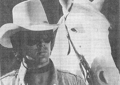 Shouldn't the Lone Ranger know how to ride a horse?   