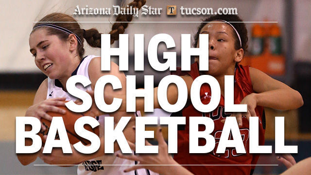 High school basketball logo — girls