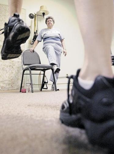 Cardio workout class helps keep seniors fit  