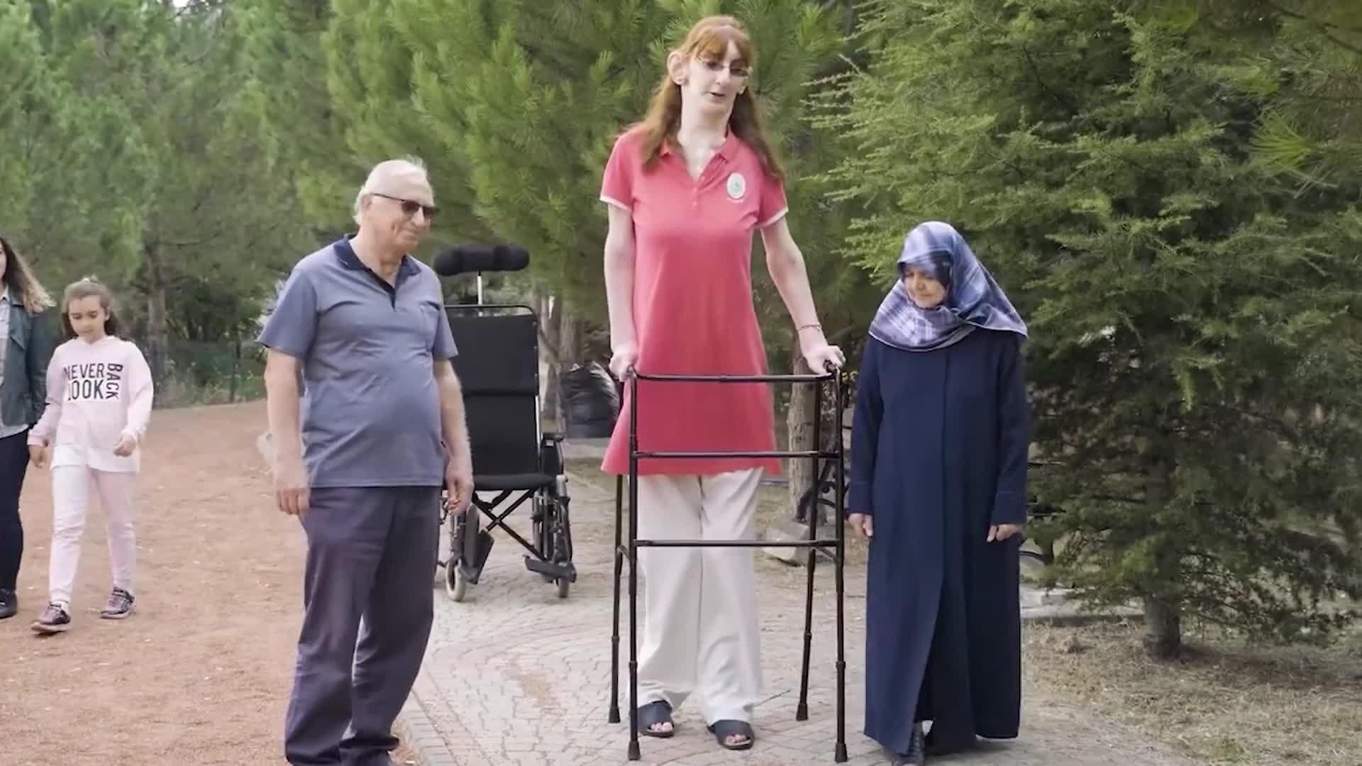 Turkey's Rumeysa Gelgi Officially Declared World's Tallest Woman