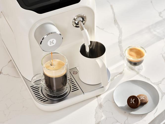 Keurig's new machine uses plastic-free coffee pods