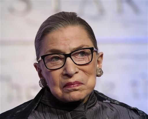 AP interview: Ginsburg doesn't want to envision a Trump win