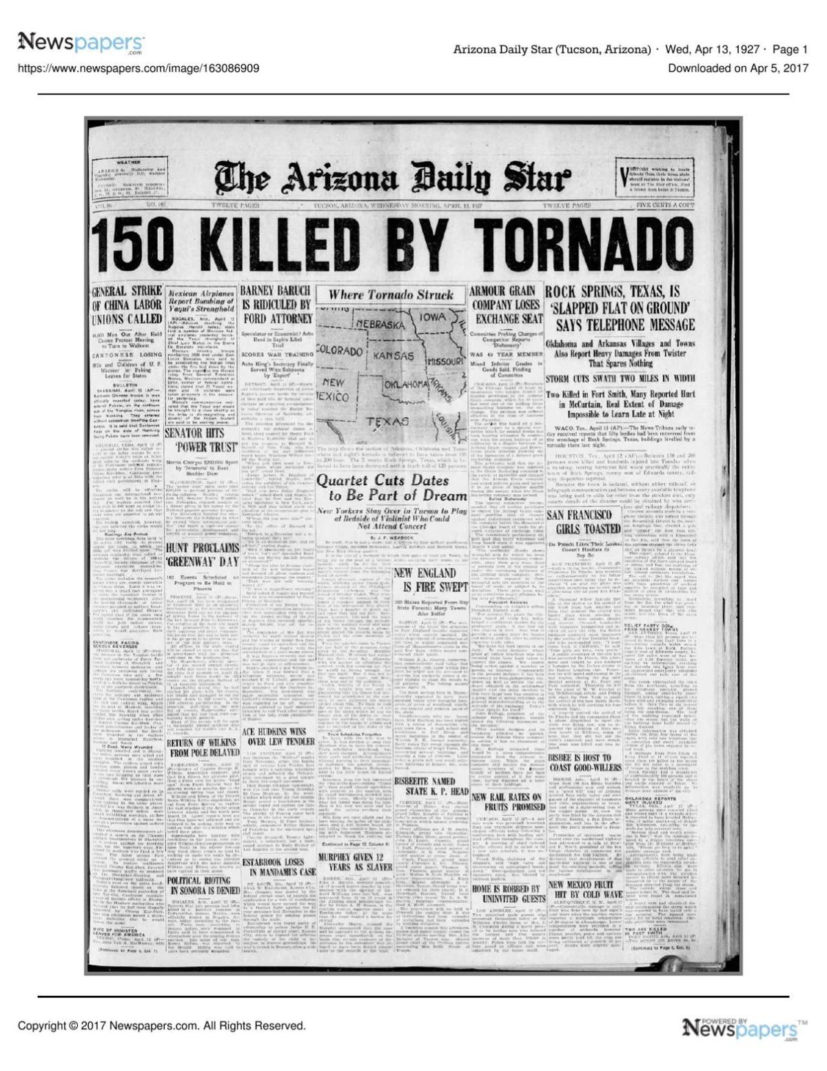 Arizona Daily Star front page April 13, 1927.pdf