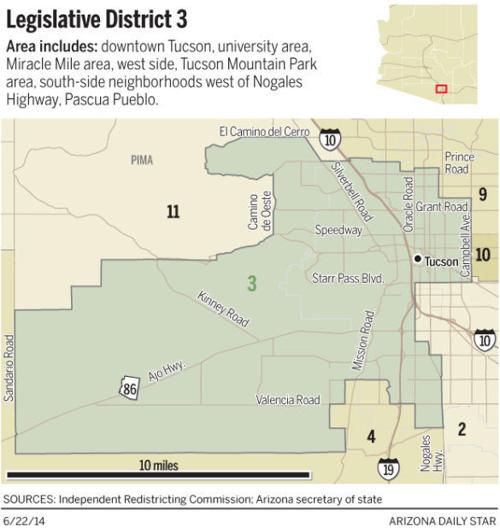 Legislative District 3 map