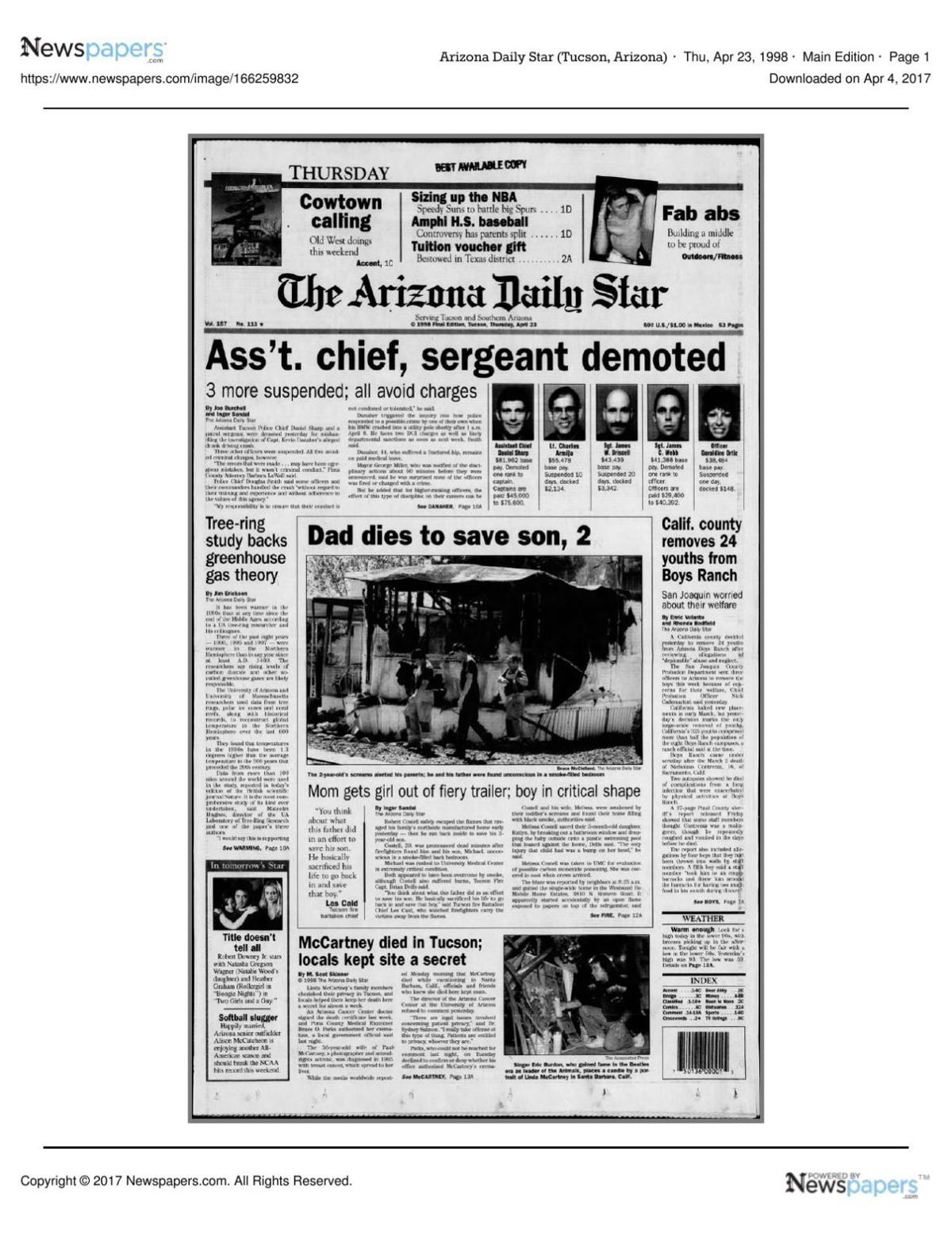 Arizona Daily Star front page April 23, 1998.pdf