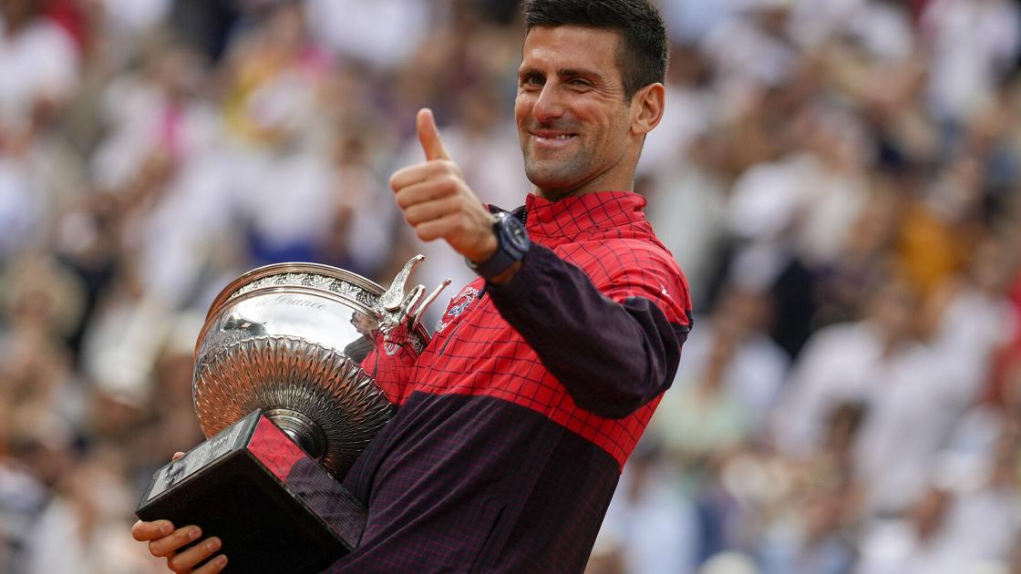 Novak Djokovic wins French Open for 23rd Grand Slam title