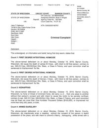 Criminal complaint against Jake T. Patterson