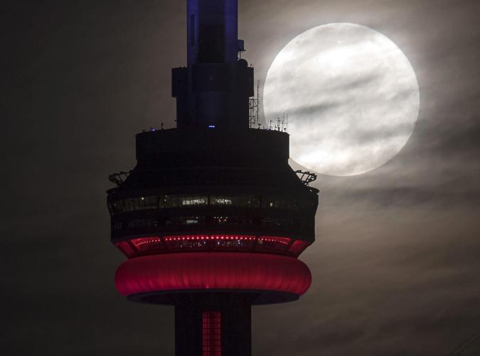 APTOPIX Supermoon Toronto