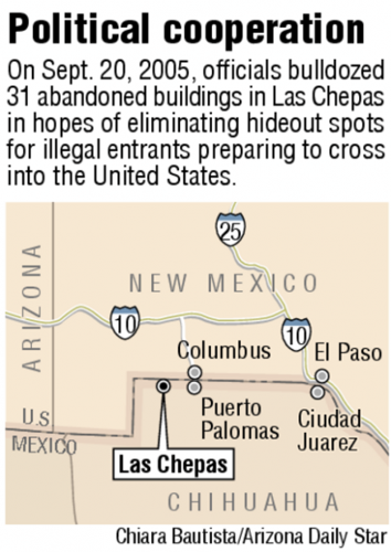 'Battle at the border'  