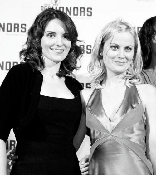 Tina and Amy take over the desk  