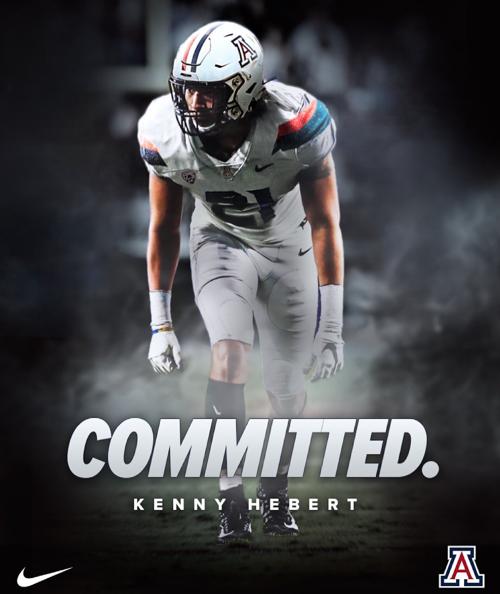 Kenny Hebert commitment graphic
