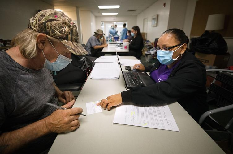 COVID-19 vaccinations, homeless, clinics