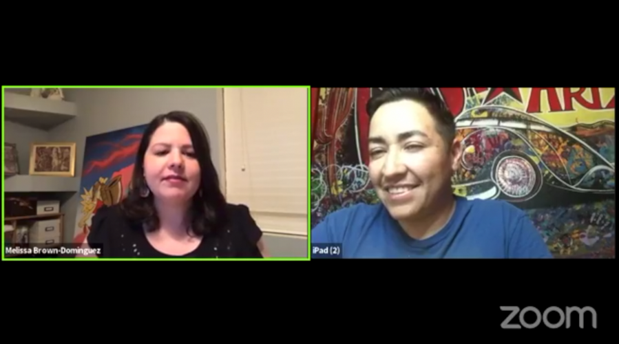 Melissa Brown-Domínguez y Mel Domínguez