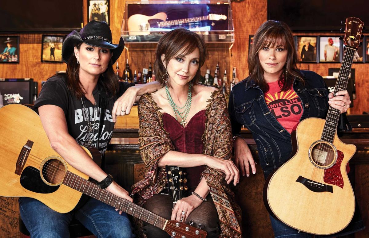 Trio of female country singers stroll down memory lane in "Chicks With