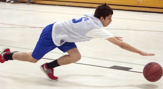 Special Olympics basketball and cheerleading