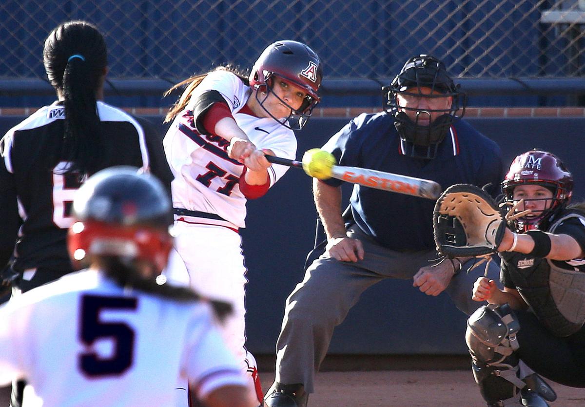 UA softball vs New Mexico State