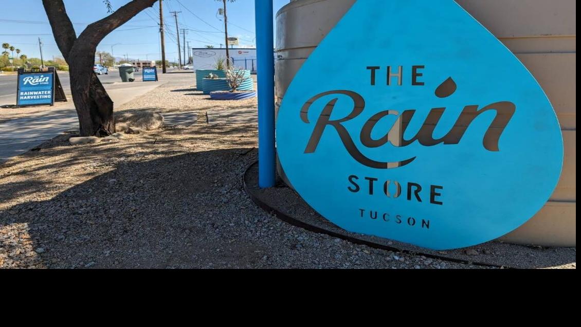 A rainwater harvesting store is now open in Tucson