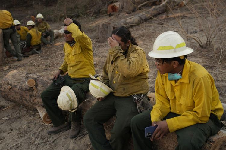 Navajo Nation firefighters battle wildfires in Los Angeles