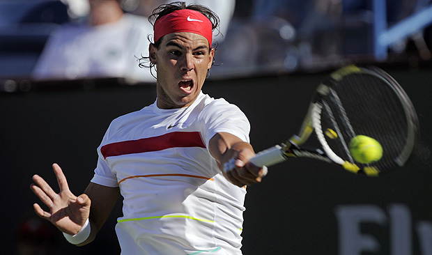 Nadal overcomes big server; Roddick turns back Melzer