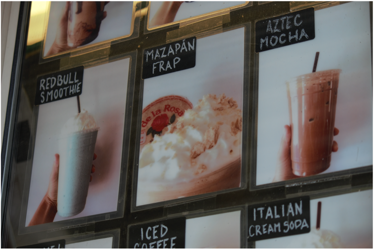screenshot of calle coffee picture menu.PNG