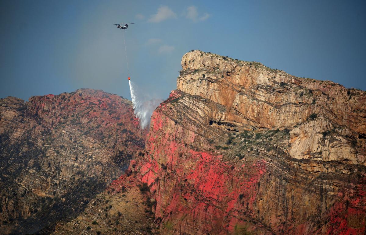 Bighorn Fire, foothills