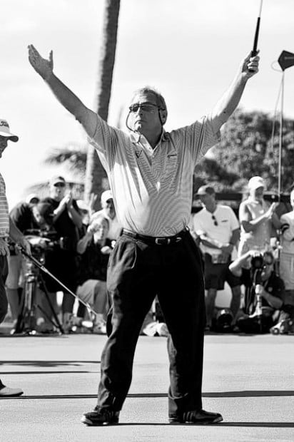 Norman-Haas team takes lead in Skins Game  