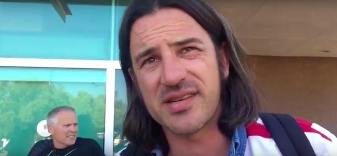 Donald Trump protester Bryan Sanders