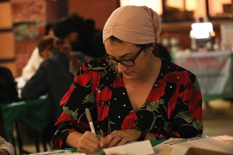 Holiday card writing, Just Communities, 2022