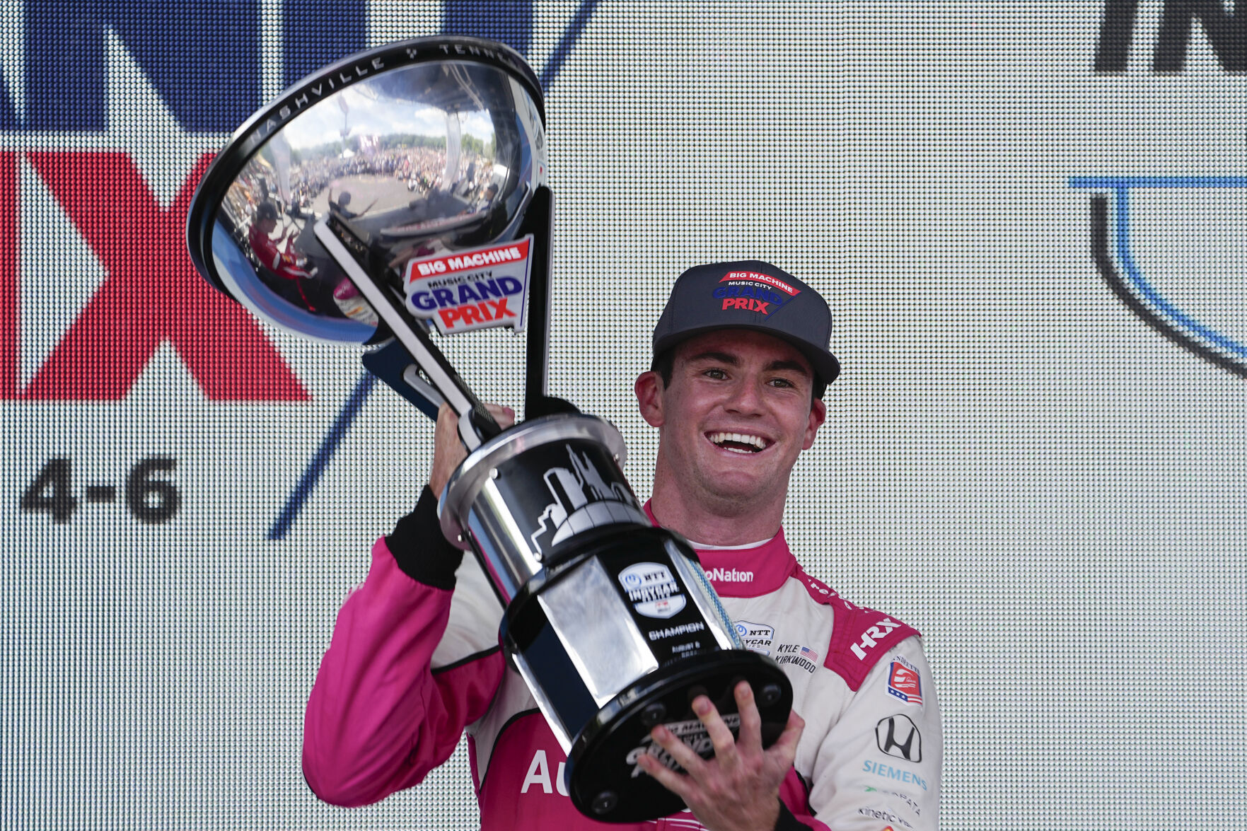 Kirkwood wins Music City Grand Prix for 2nd win of season for Andretti