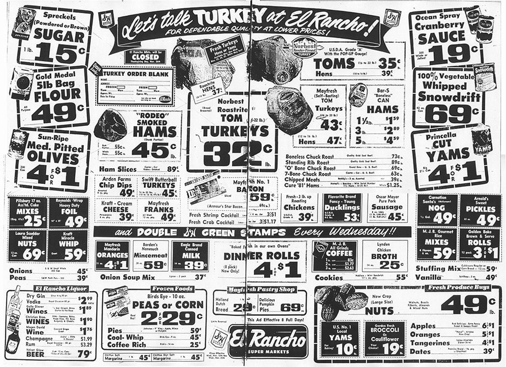 31 Thanksgiving grocery ads from Tucson's past