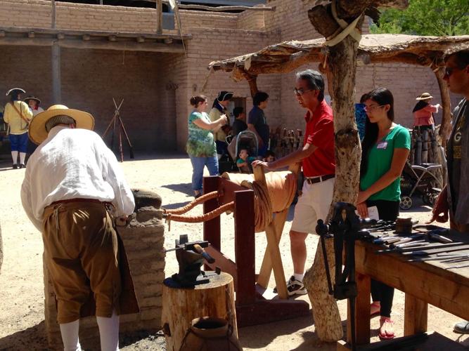Blacksmith Demos at the Presidio Museum