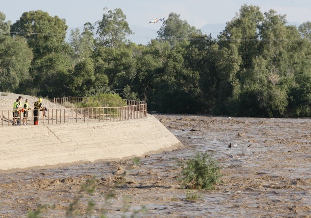 Firefighters search for missing man