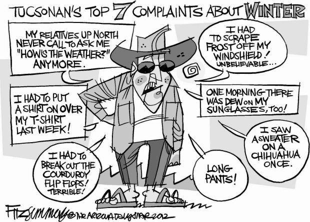 Fitz's last laugh: Winter complaints