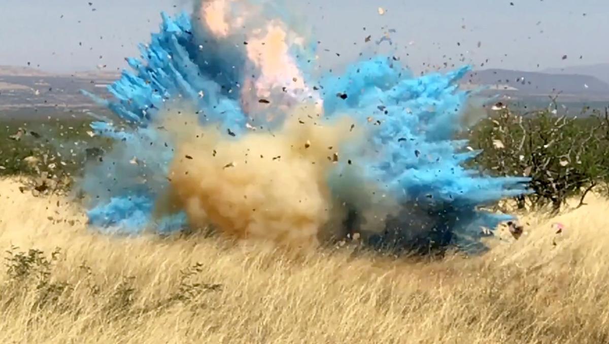 Arizona fire started at gender reveal party