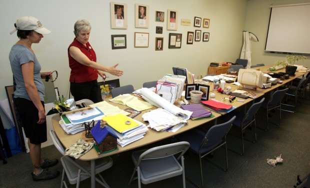Storm damages HQ, equipment of Literacy Volunteers agency   