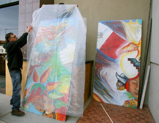 Museum mural taken down