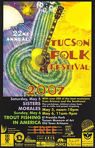 Tucson Folk Festival posters