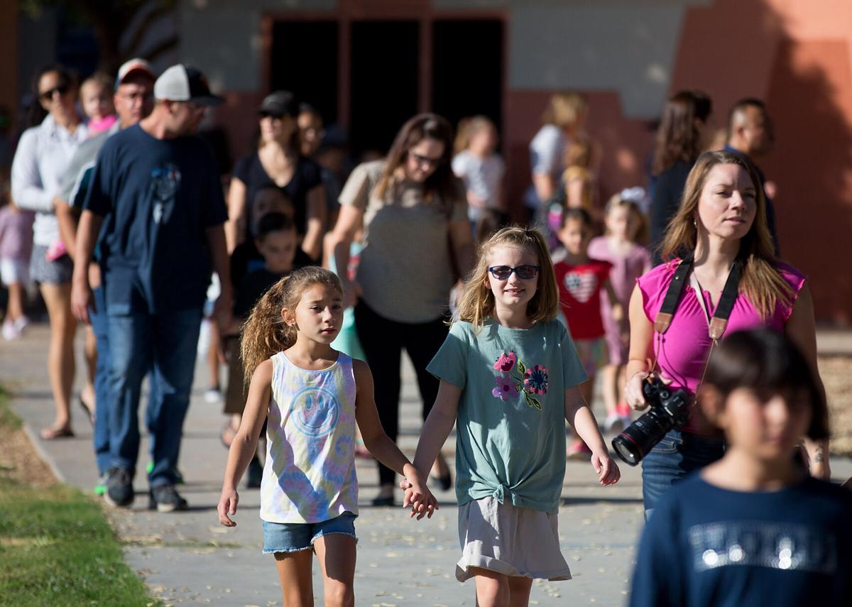 Photos First day of school at Ocotillo Ridge Elementary School and