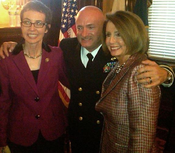 Gabrielle Giffords, Mark Kelly, Nancy Pelosi