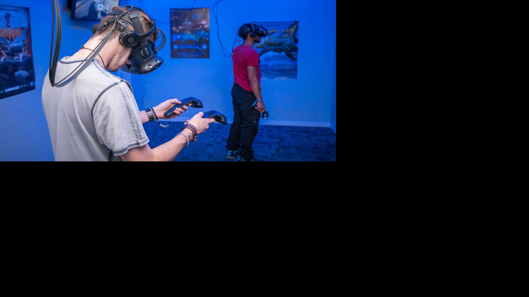 Virtual reality arcades entertain with immersive games