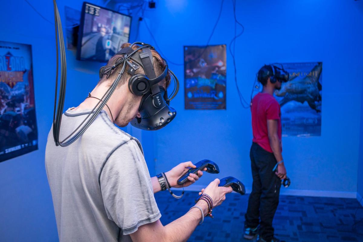 Virtual reality arcades entertain with immersive games