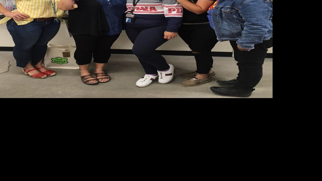 Volunteer recognized for her work with Amphi clothing bank