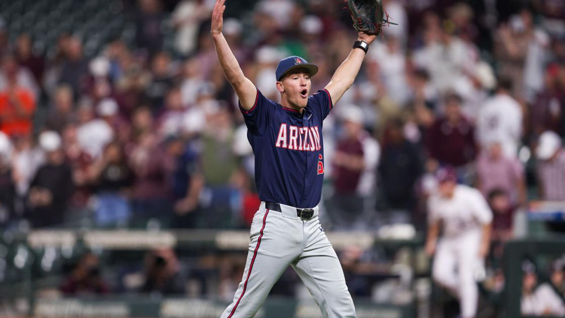 Arizona Razorbacks Baseball Arizona baseball rallies to upset No. 1 Texas A&M in Houston