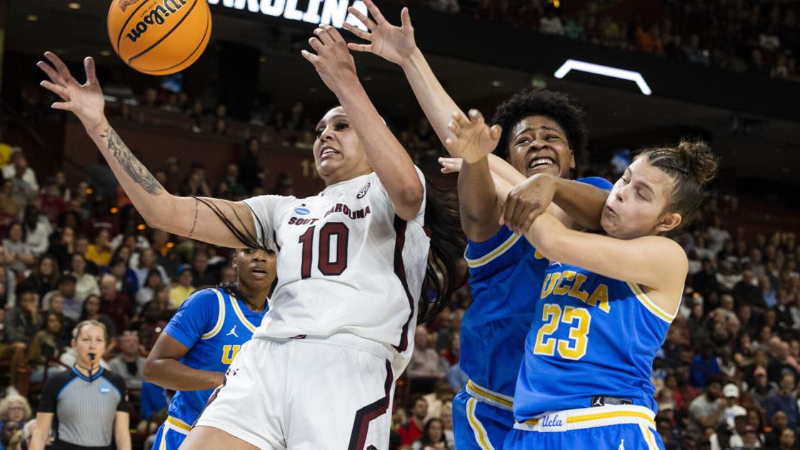 South Carolina uses size to overpower UCLA in women’s Sweet 16